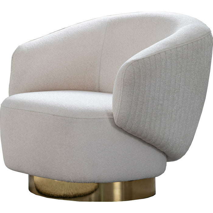 Whiteline Modern Living - Erzin Swivel Accent Chair CH1758F-WHT