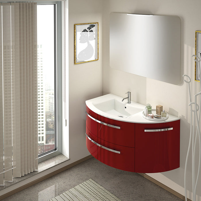 LaToscana Ambra 38" Vanity With Right-Rounded Cabinet AM38OPT1R