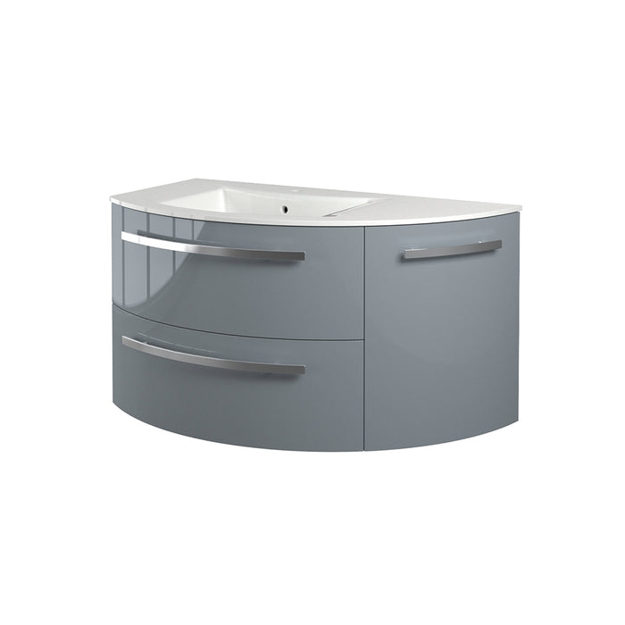 LaToscana Ambra 38" Vanity With Right-Rounded Cabinet AM38OPT1R