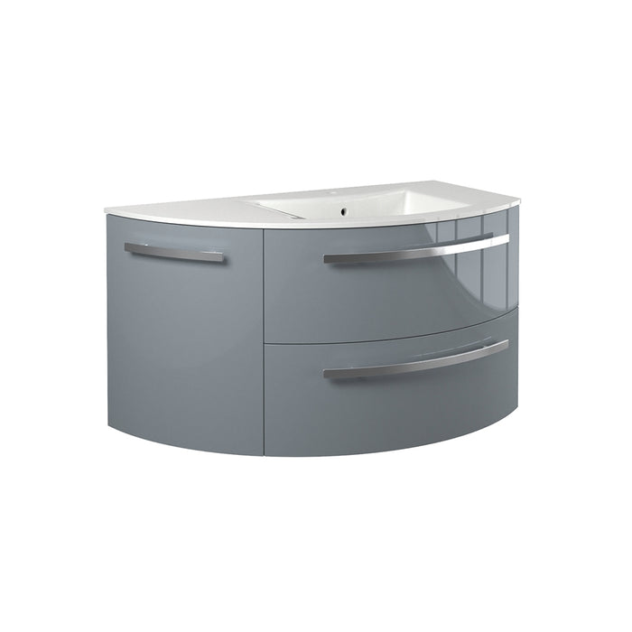 LaToscana Ambra 38" Vanity With Left-Rounded Cabinet AM38OPT2R