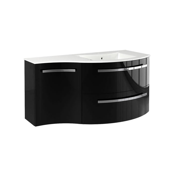 LaToscana Ambra 43" Vanity With Left Concave Cabinet AM43OPT2G