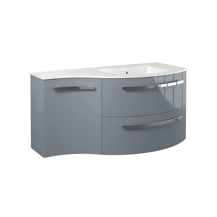 LaToscana Ambra 43" Vanity With Left Concave Cabinet AM43OPT2G