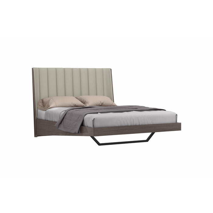 Whiteline Modern Living - Berlin Bed Queen BQ1754-GRY/LGRY