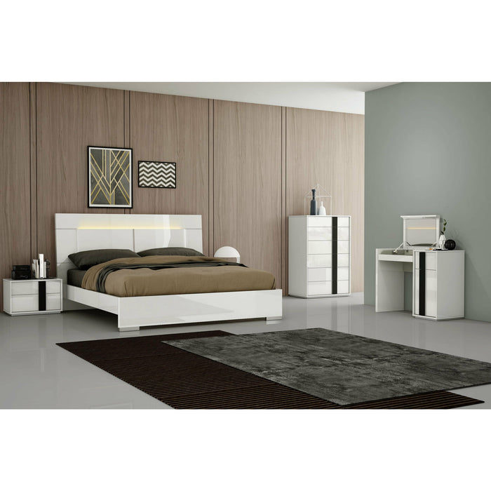 Whiteline Modern Living - Kimberly Bed King BK1617-WHT