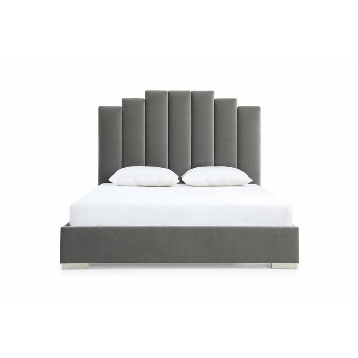 Whiteline Modern Living - Jordan King Bed BK1688F-GRY
