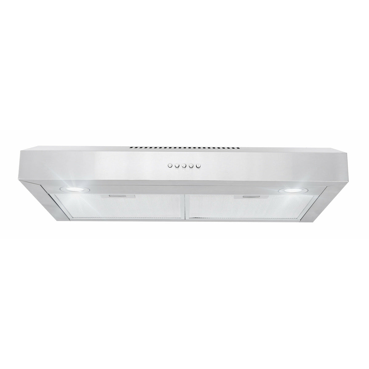 COSMO 5U30 30 in. Under Cabinet Range Hood with Ducted/Ductless Convertible  (Kit Not Included), Slim Kitchen Over Stove Vent, 3 Speed Exhaust Fan
