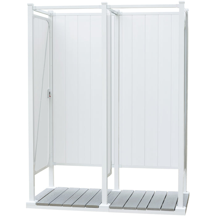 Avcon 36" Double Outdoor Shower Enclosure D-2-36W
