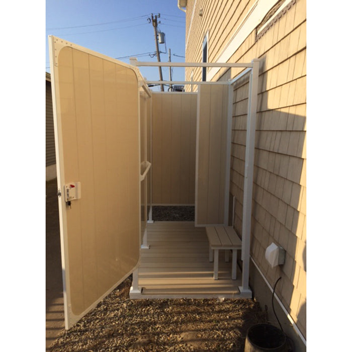 Avcon 46" Double Outdoor Shower Enclosure D-2-46B