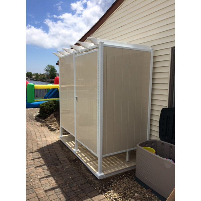 Avcon 46" Double Outdoor Shower Enclosure D-2-46B