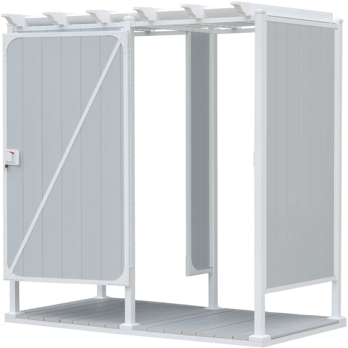 Avcon 46" Double Outdoor Shower Enclosure D-2-46G