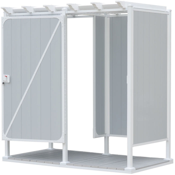 Avcon 46" Double Outdoor Shower Enclosure D-4-46G