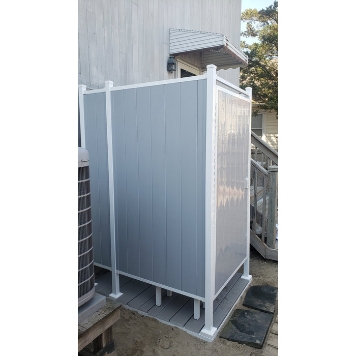 Avcon 46" Double Outdoor Shower Enclosure D-5-46G