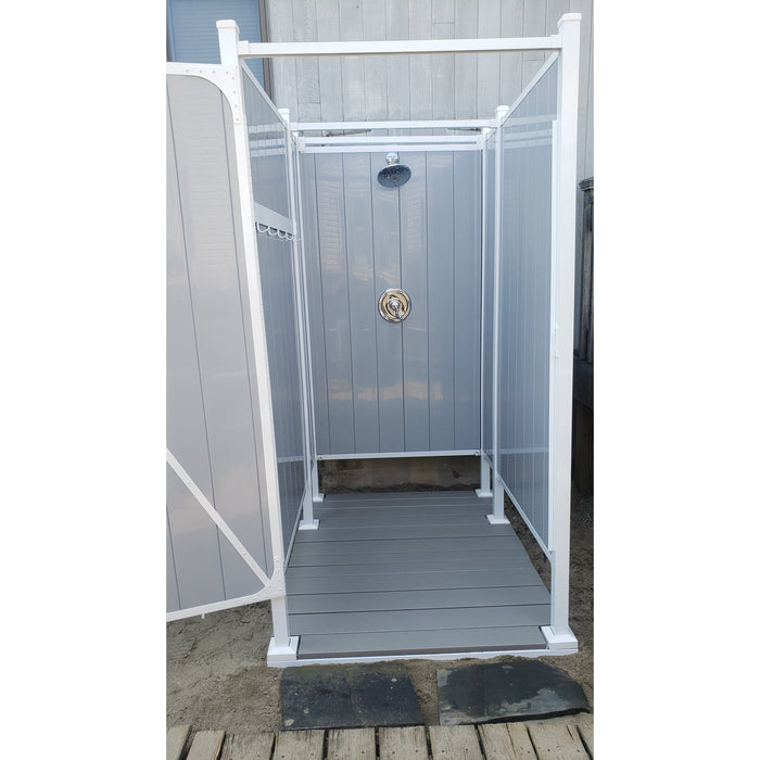 Avcon 46" Double Outdoor Shower Enclosure D-5-46G
