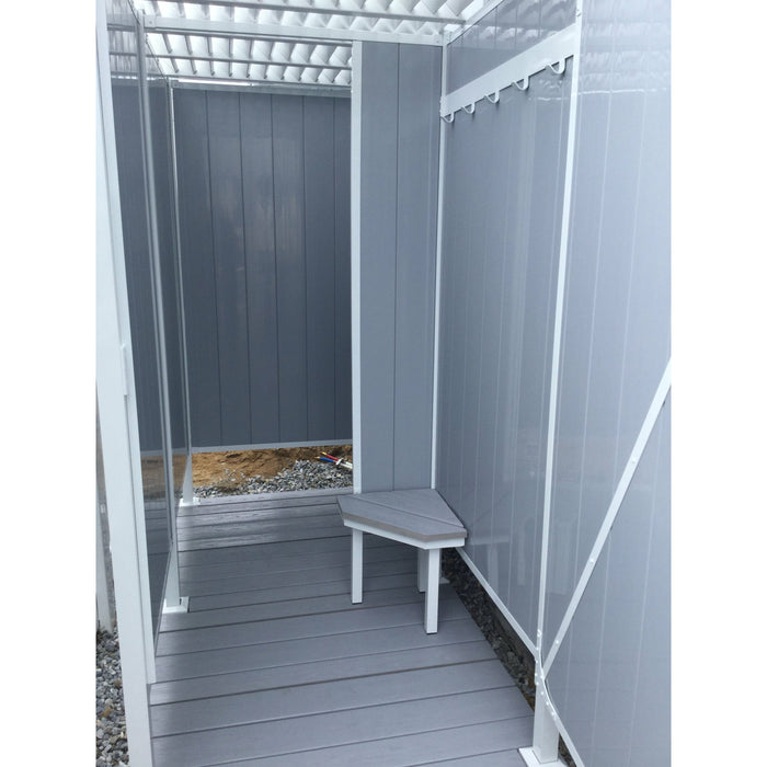 Avcon 46" Double Outdoor Shower Enclosure D-3-46G