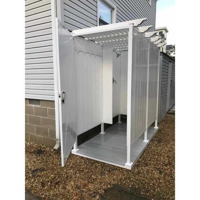 Avcon 46" Double Outdoor Shower Enclosure D-6-4680W