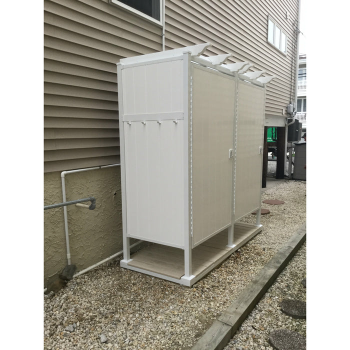 Avcon 36" Double Outdoor Shower Enclosure D-8-36W