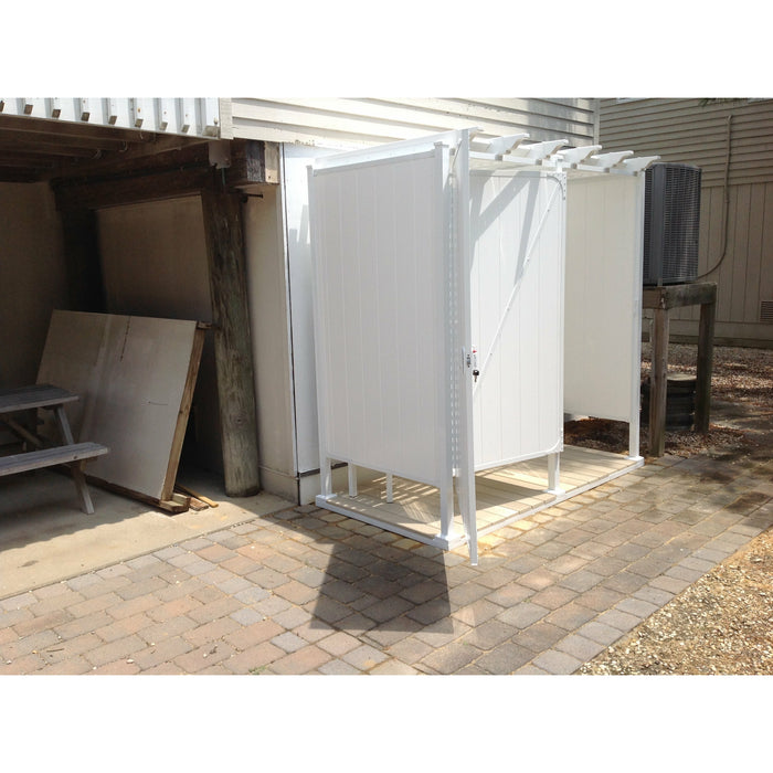 Avcon 46" Double Outdoor Shower Enclosure D-8-46W