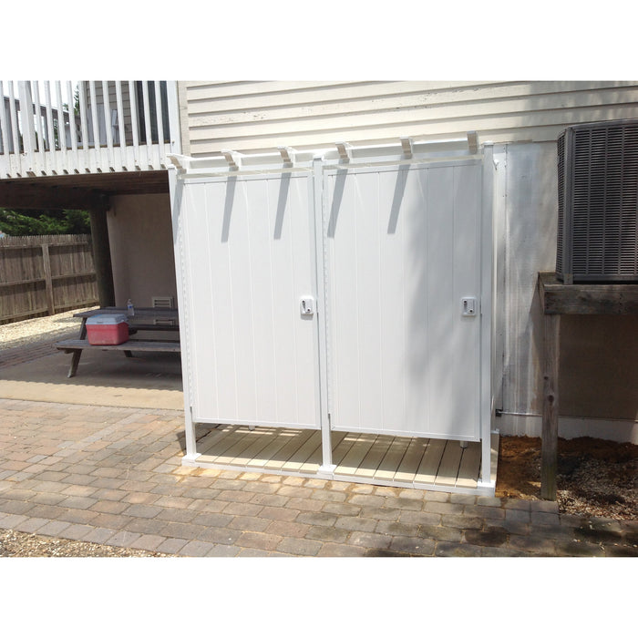 Avcon 46" Double Outdoor Shower Enclosure D-8-4680W