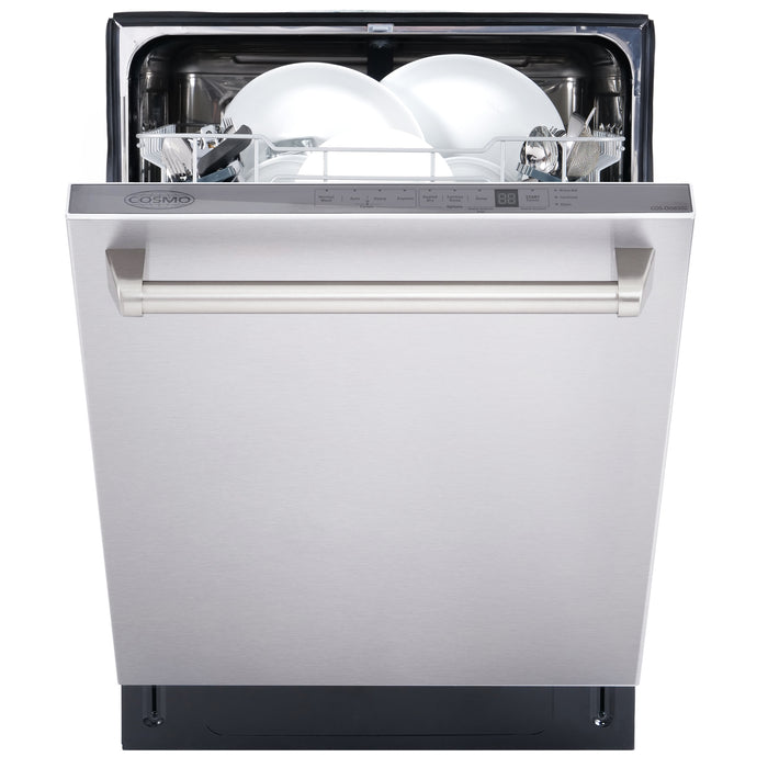 Cosmo 24" Top Control Built-In Tall Tub Dishwasher Fingerprint Resistant, Stainless Steel COS-DIS6502