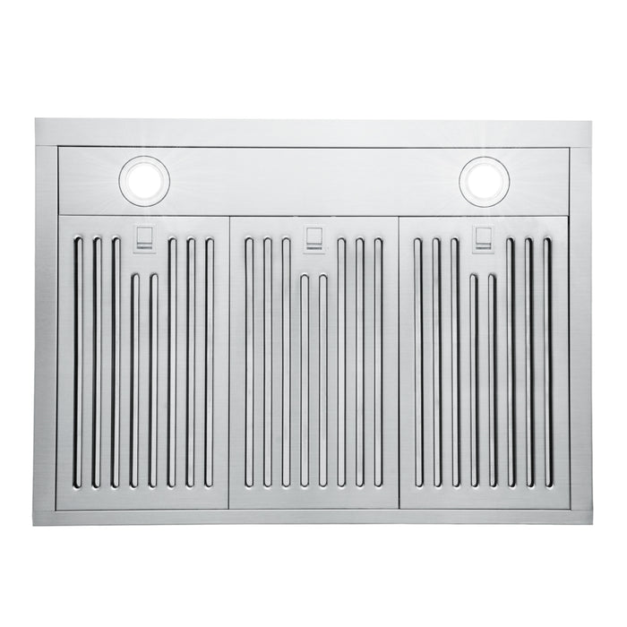 Cosmo 30" Under Cabinet Range Hood with Digital Touch Controls, 3-Speed Fan, LED Lights and Permanent Filters in Stainless Stee COS-KS6U30