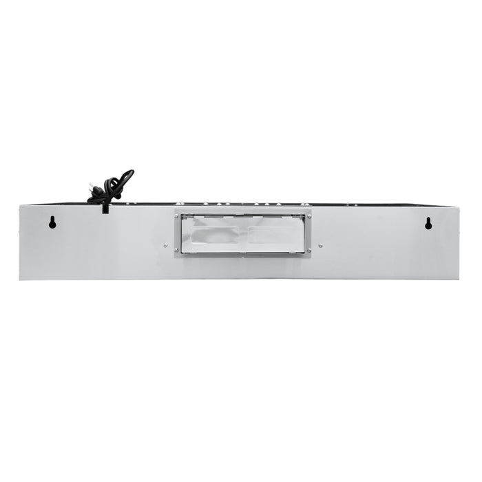 Cosmo 36" Under Cabinet Range Hood with Digital Touch Controls, 3-Speed Fan, LED Lights and Permanent Filters in Stainless Steel COS-KS6U36