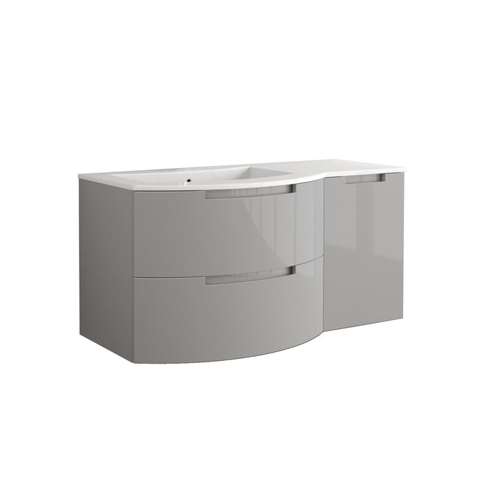 LaToscana Oasi 53" Vanity With Right Side Cabinet OA53OPT2W