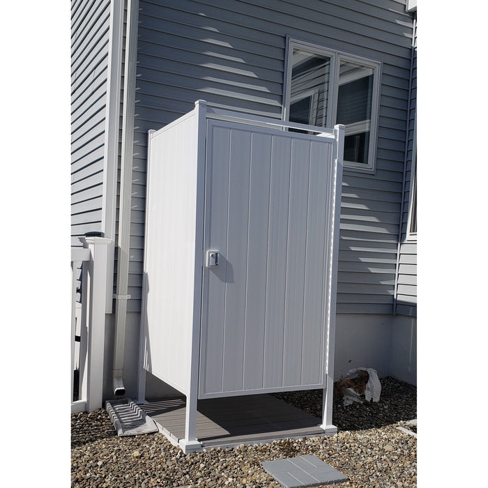 Avcon 46" Single Stall Outdoor Shower Enclosure S-1-46W