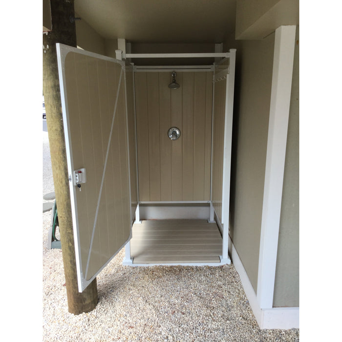Avcon 46" Single Stall Outdoor Shower Enclosure S-2-46B