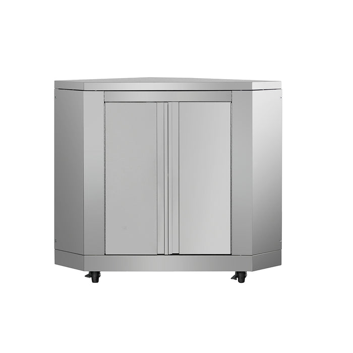 Thor Kitchen Outdoor Kitchen Corner Cabinet in Stainless Steel MK06SS304