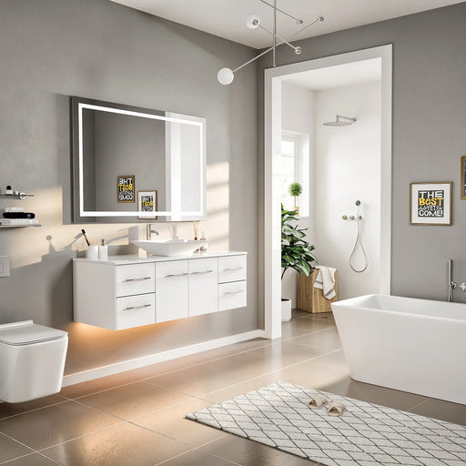 Totti Wave 36-Inch Espresso Modern Bathroom Vanity With, 53% OFF
