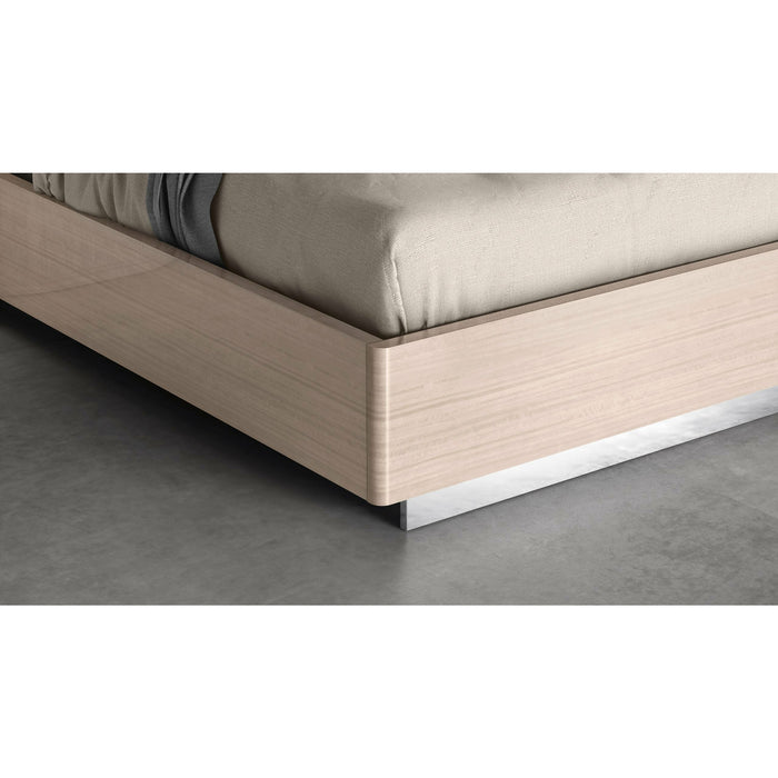 Whiteline Modern Living - Waves Bed Full BF1753-BEI/BEI