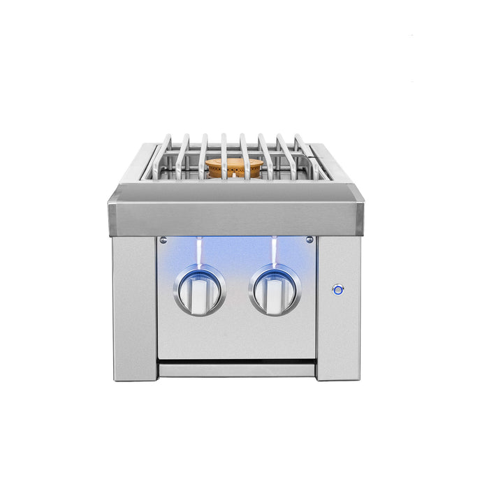 American Made Grills Estate Double Side Burner ESTSB2-LP