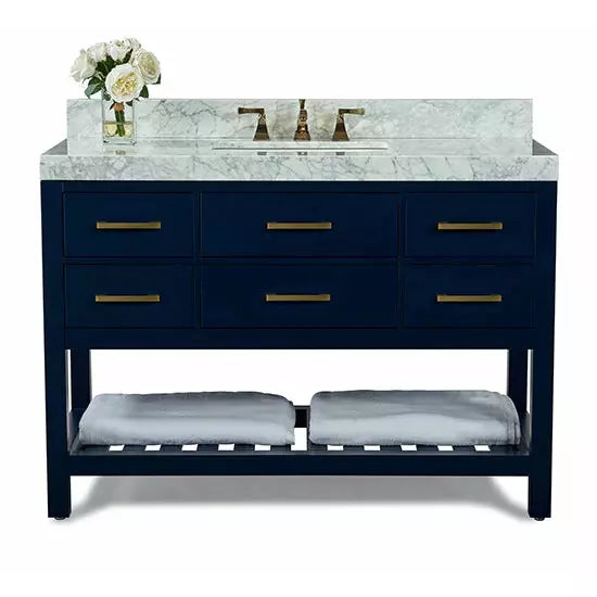 Ancerre 48'' Elizabeth Bathroom Vanity Cabinet Single sink  Set Selection VTS-ELIZABETH-48-W-CW