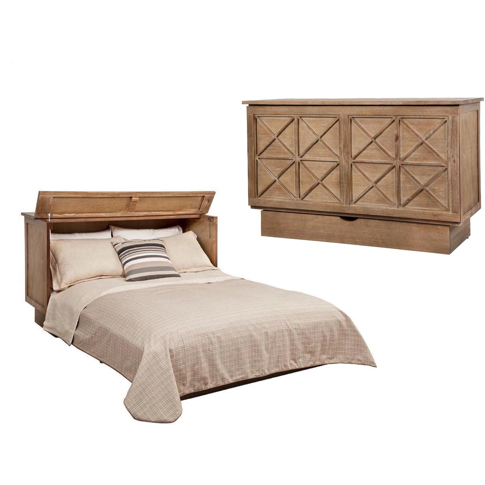 Arason CredenZzZ Essex Ash Queen Size Murphy Bed 51315