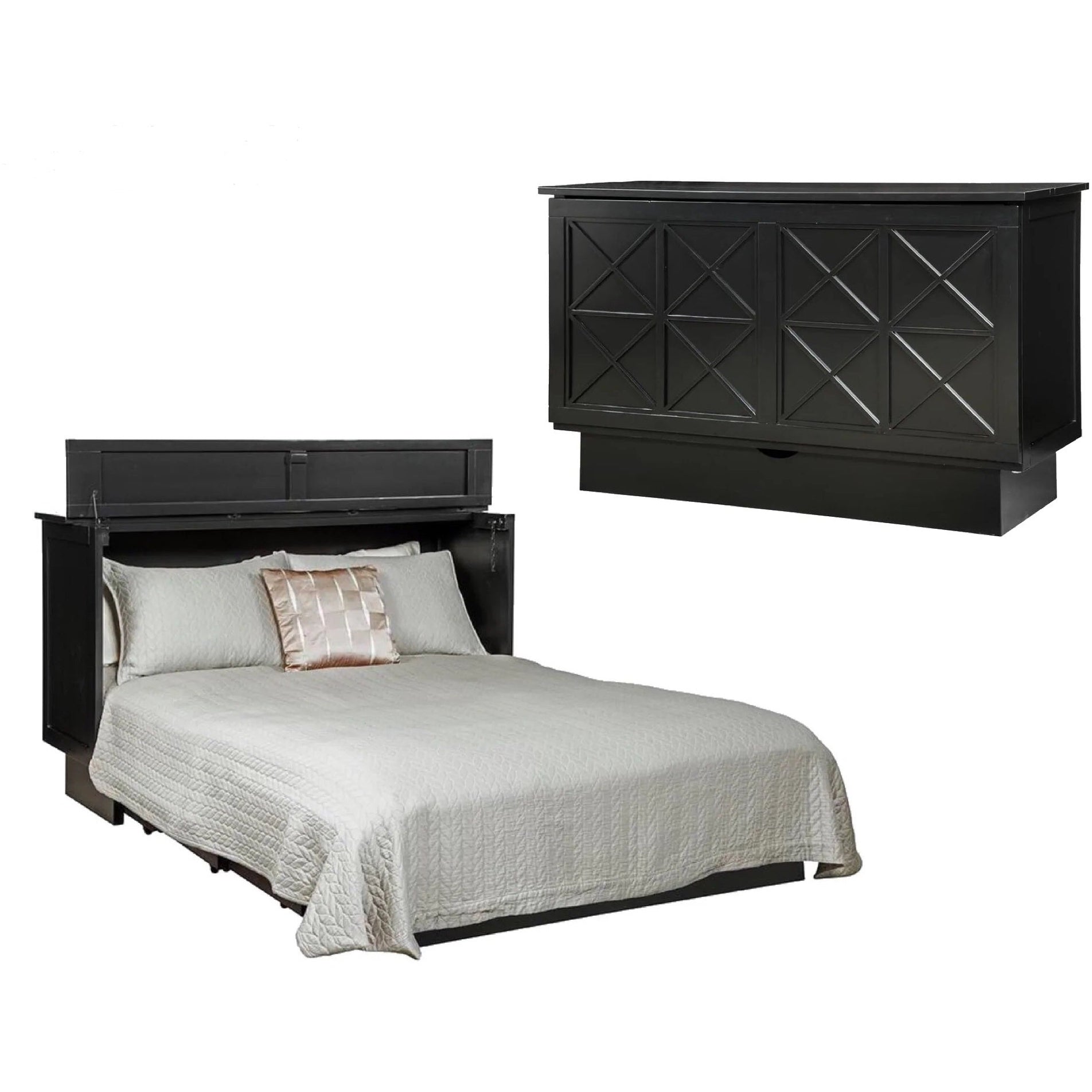 Arason CredenZzZ Essex Black Queen Size Murphy Bed 51320