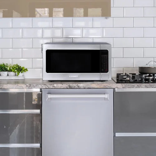 Cosmo 4 Piece, 36" Cooktop 30" Wall Oven 24.4" Microwave & French Door Refrigerator COS-4PKG-260