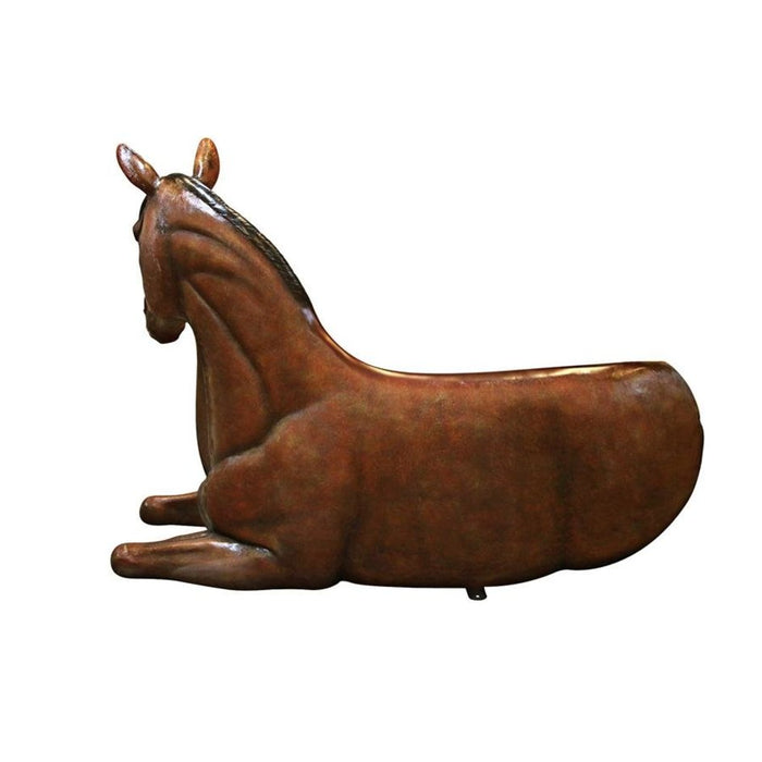 Design Toscano Saddle-Up Horse Photo Op Sculptural Bench NE130004