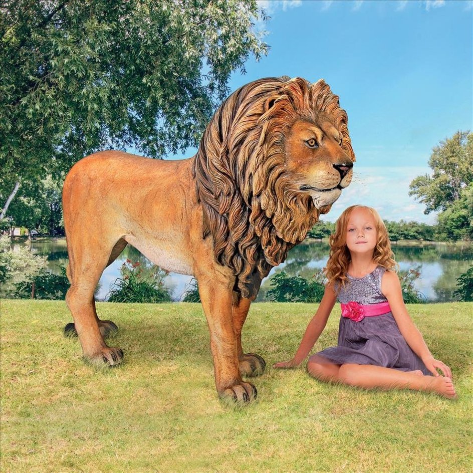 Life-Size Resting Bengal Tigress and Cub Statue - Design Toscano