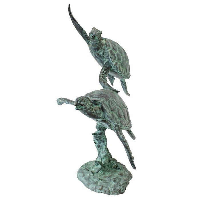design-toscano-sea-turtles-bronze-garden-statue-pk2219