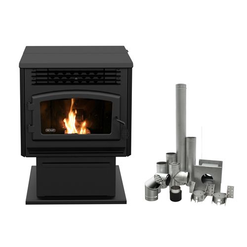pellet-stove-with-3-groung-floor-kit