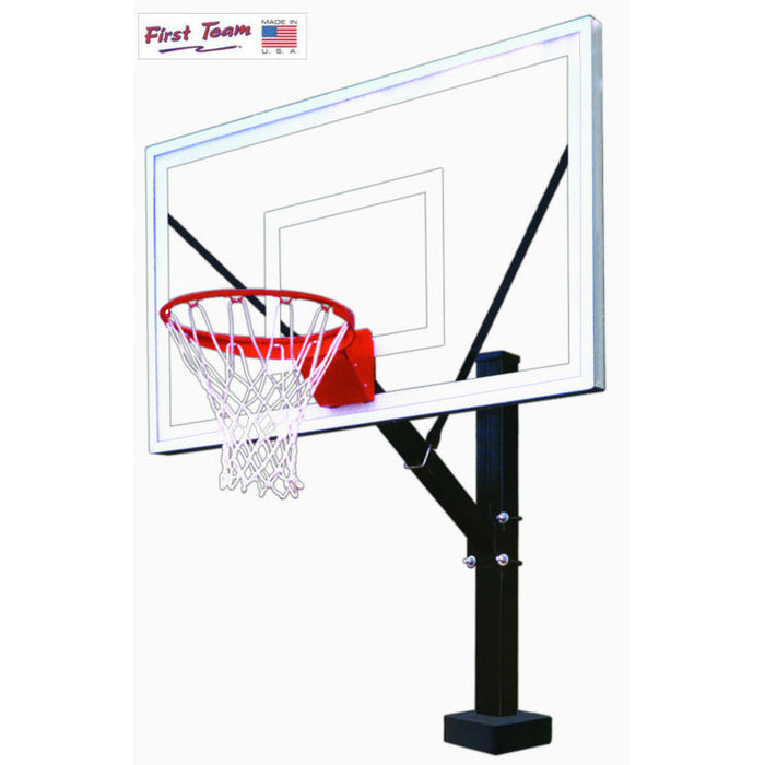 First Team HydroSport Select Fixed Poolside Basketball System