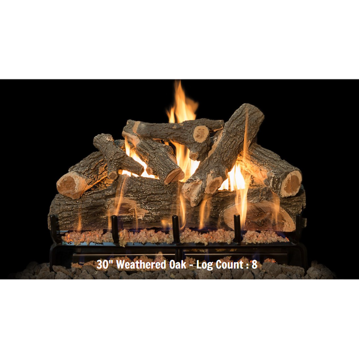 Grand Canyon Gas Logs 30 Arizona Weathered Oak Logs 8 Logs Only AWO30LOGS