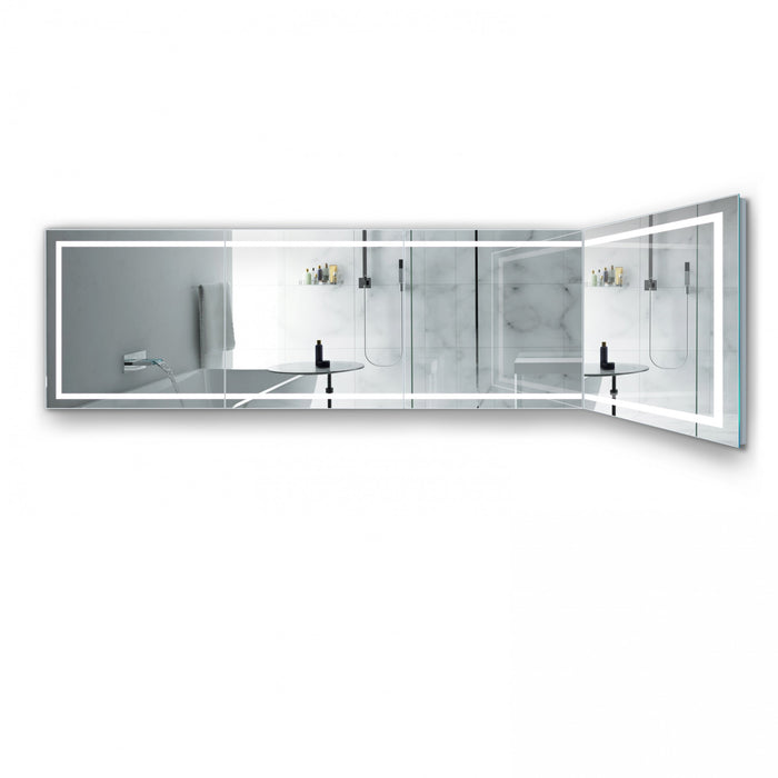 Wall-Mount Modular LED Bathroom Mirror