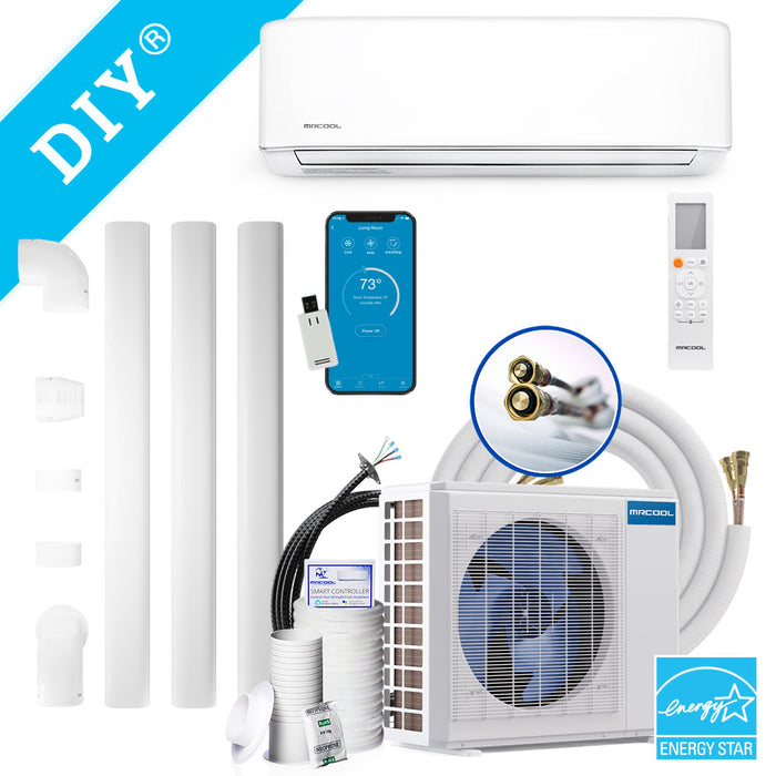 mrcool-E-sta-diy-4th-gen-18k-BTU-ductless-mini-split-heat-pump-complete-system-208-230V-60Hz-DIY-18-HP-WM-230C25-