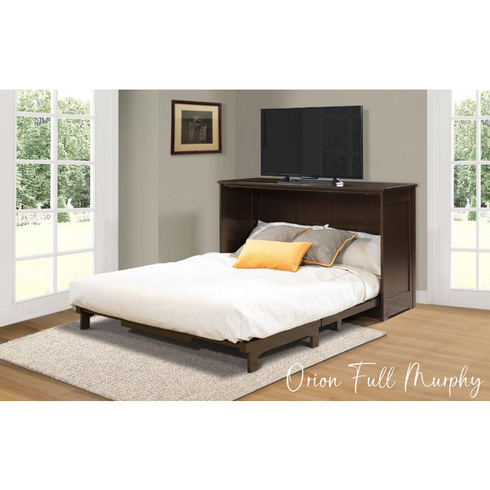 Night and Day Furniture Orion Murphy Cabinet Bed, Full Size, Chocolate