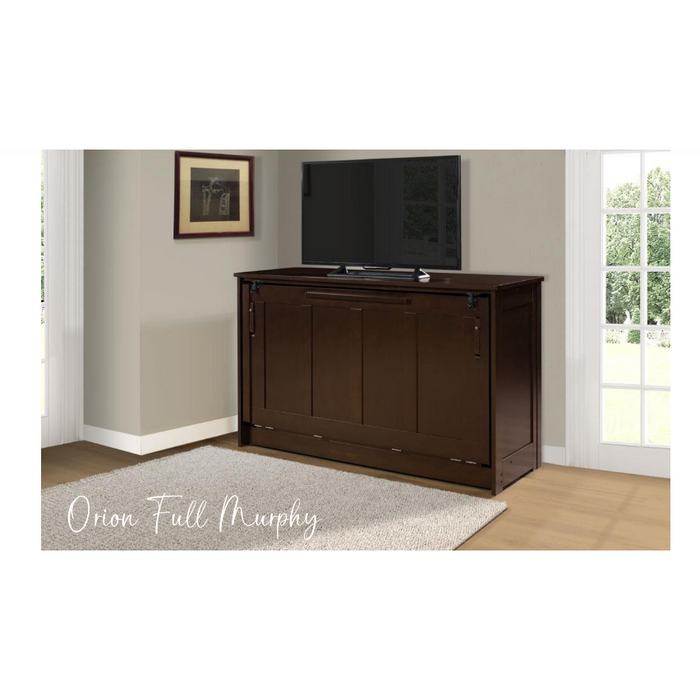 Night and Day Furniture Orion Murphy Cabinet Bed, Full Size, Chocolate