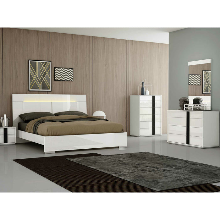 Whiteline Modern Living - Kimberly Bed King BK1617-WHT