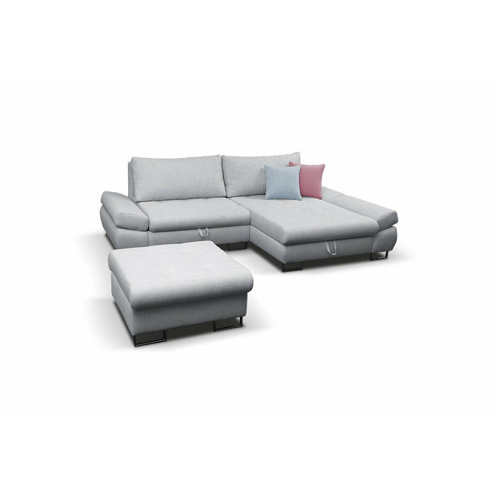 Maxima House Grey Sectional Sleeper Sofa BEN038