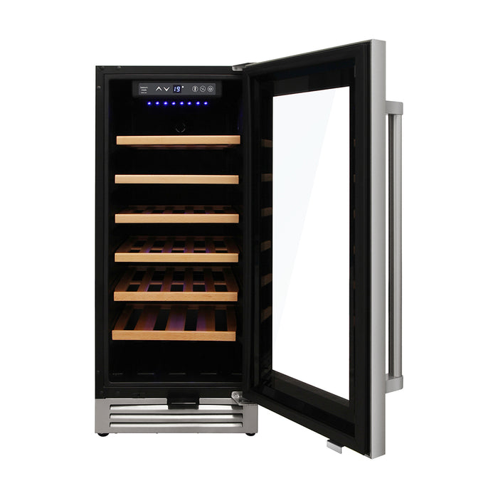 Thor Kitchen 15" Single Zone Wine Cooler, 33 Wine Bottle Capacity TWC1501