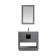 Altair Remi 36" Single Bathroom Vanity Set in Gray and Carrara White Marble Countertop with Mirror  532036-GR-CA - Image 10